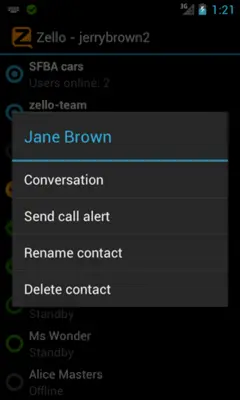 Zello Walkie Talkie android App screenshot 5